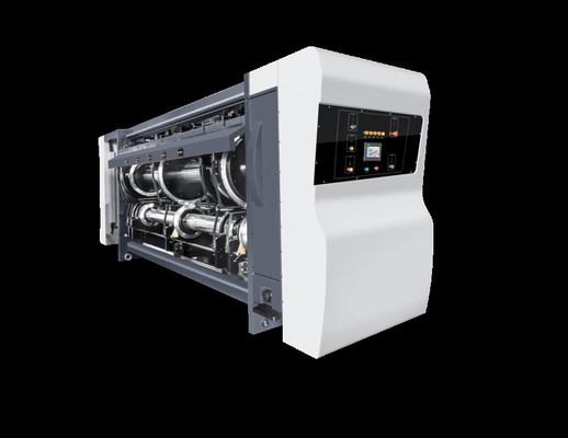 G6-1224 انتقال خلاء لبه سرب 4 چاپگر رنگی + اسلاتر + برش دهنده + ویبراتور + استاکر