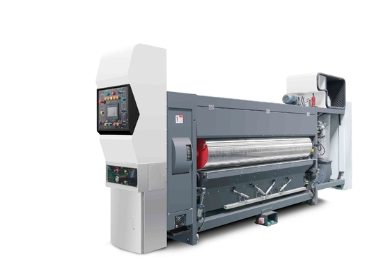 کارتونی سرب لبه تخمک انتقال 4 رنگ چاپگر+Slotter+Die Cutter+Vibrator+ Stacker